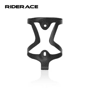 RIDERACE Bicycle Bottle Holder Full Carbon Fiber 3K Super Light For Road Cycling Mountain MTB Bike Water Bottles Cage Matte