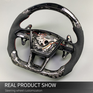 Volante Personalizzato in Pelle Nappa e Fibra di Carbonio per <span class=keywords><strong>Audi</strong></span> A6 S6 <span class=keywords><strong>RS6</strong></span> A7 Q7 S7 RS7 A8 S8 RS Sportback S-Line 2018-2025 - Product Image 3