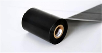 Pita Lilin Resin Hitam H568 24mm untuk Printer Zebra & Label, Pencetakan Label Perawatan Nilon