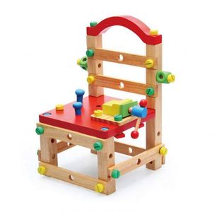 Juguete Educativo Multifuncional de Madera para Niños, Modelo Toysrunner 2020, Silla de Madera con Herramientas para Armar - Product Image 6