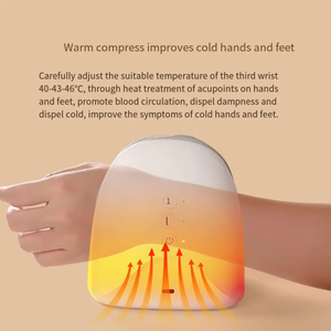 Phenitech 2025 Masajeador de manos inalámbrico de acupresión Compresión de aire de calor Temporizador automático 15 minutos Cómodo Dispositivo de masaje de Palma - Product Image 2