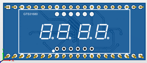 Module d'affichage LED 7 segments 4 chiffres 74HC595 rouge avec carte de commande série-parallèle pour Raspberry Pi Pico Arduino Électronique DIY - Product Image 2