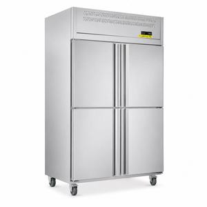 Congelador Vertical Comercial de Acero Inoxidable 1.0LG4, 4 Puertas, para Restaurante/Cocina, 1220*780*2050mm HY-1.0LG4(2) Du - Product Image 3