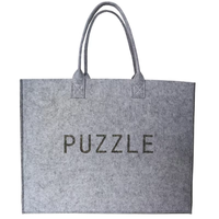 Sac fourre-tout en feutre avec logo personnalisé, réutilisable, écologique, grande capacité, sac à main pour la promotion des achats, cadeau, sac à main en feutre pliable