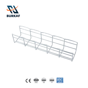 Industrial Pre-Galvanized Steel Wire Mesh Cable <strong>Tray</strong> Ventilated Mesh Cable Management <strong>Tray</strong> For Data Center - Product Image 3
