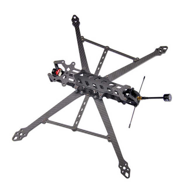 10-Inch Carbon Fiber FPV Racing Drone Frame with 3110 3115 Brushless Motor Night Vision Camera Accessories Remote FPV Control