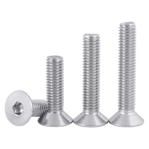 DIN7991 304 Stainless Steel Countersunk Hex <b>Socket</b> Head Screw M4-M12 Flat Head Allen Bolt Fastener - Product Image 4