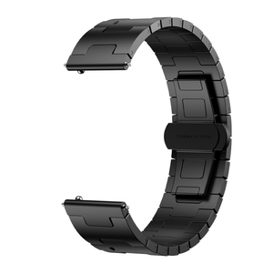 Correa de metal negra para Redmi Watch 5 Active, banda de acero inoxidable de 20 mm, pulsera de repuesto - Product Image 1