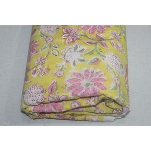 Proveedores de Tela Étnica Jaipuri Estampada a Mano, Tela 100% Algodón, Tela Suave Natural Estampada a Mano por Metro - Product Image 4