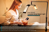 FZ-20H 20w équipement de salon de beauté lampe à cils diamant sol demi-lune lumière lampe pour extension de cils lit et massage lit lumière