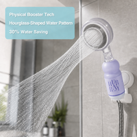 Pommeau de Douche Filtrant Parfum Lavande Rêve, Filtre Vitamine C, Distributeur en Gros, Ensemble de Pulvérisation Douce Intégrée pour Salle de Bain