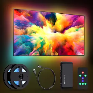 Smart Home Light Dream Color LED Strip Lights For HDMI Devices Music Ambient Light HDMI Sync Screen Backlight For 55inch TV