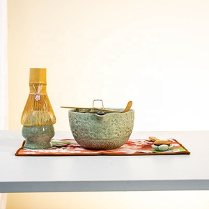 Nuevo Juego de Matcha de Porcelana Estilo Japandi Ecológico de Grado Alimenticio con Diseño de Flor de Cerezo Japonés, Tazón de Matcha de Cerámica Premium - Product Image 5