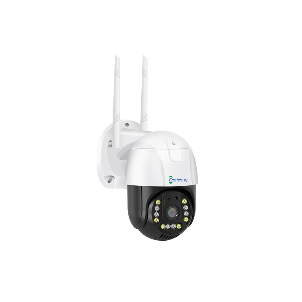 HD Wi-Fi купольная камера видеонаблюдения инфракрасная камера ночного видения 360 градусов PTZ 2MP 3MP 5MP Двусторонняя аудио наружная SD/MMC карта памяти CMOS