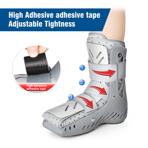 Ayarlanabilir ortez ayak bileği eklem koruma desteği <span class=keywords><strong>Brace</strong></span> hava yastığı kırığı rehabilitasyon ayakkabı yardımcı Walker çizmeler - Product Image 4