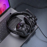 Headset Gaming HOCO W103 Magic Tour dengan Mikrofon Omnidirectional 3.5mm dan USB