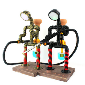 Chicha robotique unique, pipe à chicha Spaceman, Hubbly Bubbly Huka, recharge LED, nouveau design, ensemble de chicha - Product Image 4