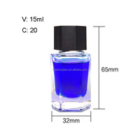 Encreur en verre vintage 15ml 20ml 60ml avec porte-stylo et plume à tremper, design élégant style ancien monde