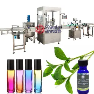 Automatic 10ml 30ml tincture liquid eye dropper glass bottle filling and capping machine