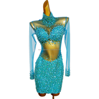 Novance Y2113 vêtements de créateur cristaux diamants scintillants mignon Mini robes roses chaudes robes pour femmes fête d'anniversaire