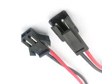 Kabel Harness QUANWEI 2.54 Female Right Angle Smd Series Sm2 Extender 2 5 Pin Connector JST SM 2.5 dengan Strip LED