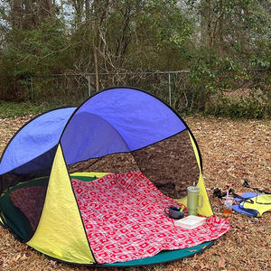 <span class=keywords><strong>Tente</strong></span> de plage Pop up imprimée avec LOGO personnalisé, pare-soleil protégé contre les <span class=keywords><strong>UV</strong></span> avec sac de sable pour l'extérieur et l'été - Product Image 2