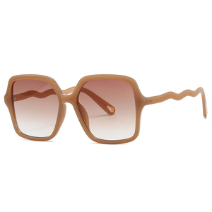 ¡Novedad <span class=keywords><strong>de</strong></span> 2024! Gafas <span class=keywords><strong>de</strong></span> <span class=keywords><strong>sol</strong></span> cuadradas <span class=keywords><strong>de</strong></span> gran tamaño Y2K <span class=keywords><strong>de</strong></span> <span class=keywords><strong>marca</strong></span> <span class=keywords><strong>de</strong></span> lujo <span class=keywords><strong>Vogue</strong></span> para mujer, diseño único <span class=keywords><strong>de</strong></span> brazo ondulado, champán blanco, Vintage Punk Sun - Product Image 5