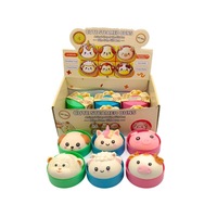 Jouet Squishy Croustillant en Blocs de Construction Mixtes Faits Main ASMR Anti-Stress Sonore (Gâteau aux Fruits, Frites) – Cadeau