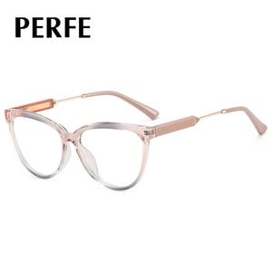 81080 nuevas gafas ópticas TR90 para mujeres sudamericanas Ojo de Gato Azul Anti-Luz Azul diamante fotografía de <span class=keywords><strong>calle</strong></span> transfronteriza - Product Image 2
