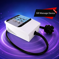 Appareil de massage corporel chauffant G8 sur pied, à vibrations turbo, pour la réduction de la cellulite et l'amincissement, idéal pour les spas, salons et cliniques (modèle professionnel)