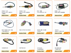 खुदाई डीजल ईंधन इंजन पार्ट्स ने सोलेनॉइड Rsv1751s 12v 24v 24v - Product Image 3