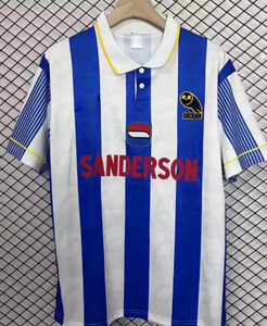 1997 Retro <strong>Sheffield</strong> Wednesday Home Soccer Jersey Classic Style Polyamide Quick Dry Windproof Full Sleeve Men's Stand Collar All - Product Image 2