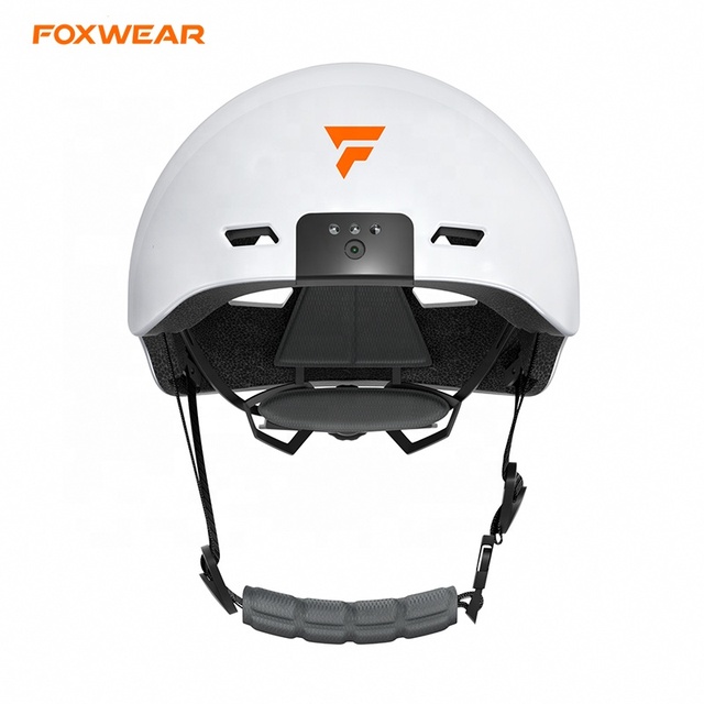 Smart Led Warning Flash Riding Helmet Motorcycle Foxware HD Video Camera Safety Helmet for Mobility Scooters and Sports