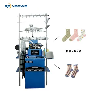 RB-6FP 144 Needle Count Circular Plain Sock Knitting Machine Make Socks