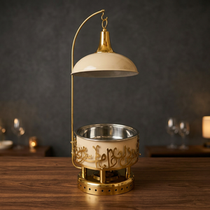 Arabic Buffet Warmer or Islamic Serving Dish or Eid <b>Food</b> Warmer or Gold Chafing Dish or Pink Buffet <b>Server</b> or Stainless Steel - Product Image 6