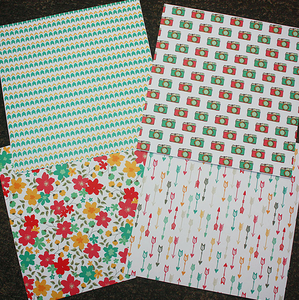 GF Promotion Wholesale 24sheets Flower <strong>Patterned</strong> Scrapbooking Handmade Craft Background <strong>Paper</strong> Pack Scrapbook - Product Image 6