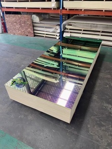 Panneaux muraux en PET brillant effet miroir en charbon de bambou <span class=keywords><strong>pour</strong></span> la décoration intérieure, usage domestique et bureautique - Product Image 1