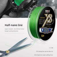 X8 senar pancing sangat ringan, senar pancing kepang Ultra halus, sutra Super kompak untuk atlet profesional, tali pancing air asin