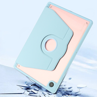 Étui de tablette anti-chute QY rotatif à 360 degrés en PC et cuir pour enfants, plusieurs couleurs, Tab A8 2021 X200/X205 10,5 pouces