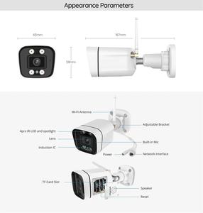 Tuya cuộc sống thông minh Nhà 5MP Wifi Bullet IP Camera giám sát 5 <span class=keywords><strong>mega</strong></span> <span class=keywords><strong>pixel</strong></span> trong nhà ngoài trời ai phát hiện an ninh 1 năm bảo hành - Product Image 6