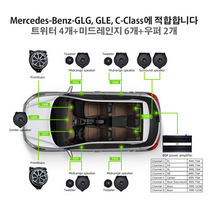 OEM Dsp Procesador de audio 1000W Hifi 8 canales Amplificador de potencia Estéreo de coche Aluminio 12V Universal HD Media <span class=keywords><strong>Player</strong></span> 10 canales 7kg - Product Image 4
