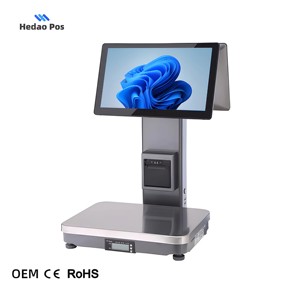 The New Dual Screen Design Ai Recognition Products Retail Weighing Scale for Vegetable Market - Product Image 4