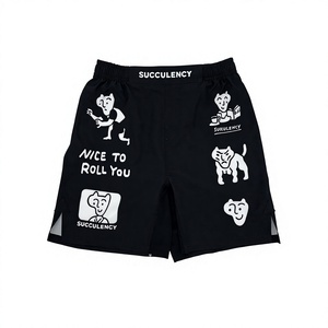 Custom BJJ Fight <b>Shorts</b> <b>MMA</b> Grappling Jiu Jitsu <b>Shorts</b> Quick Dry 4 Way Stretch Lightweight Training Apparel - Product Image 3