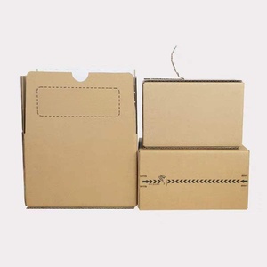 Custom Luxury Biodegradable Self-Erecting Self-Sealing Tear-Off Strip Express <b>Shipping</b> <b>Box</b> Corrugated Cardboard Clothing - Product Image 4
