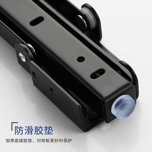 Xinjunye – Meuble à chaussures en métal avec rail coulissant à amortissement intégré pour armoire à chaussures - Product Image 3