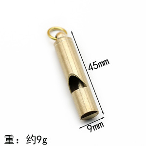 真ちゅう製アイリッシュティンホイッスルメタルベストプレミアム緊急屋外サバイバルホイッスルキーホルダーまたはハングラウドブラスホイッスル - Product Image 2