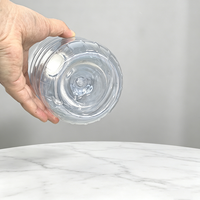 Bouteilles en plastique PET de qualité alimentaire vides de 1000 ml (32 onces) pour sauces et vinaigrettes, contenants en plastique pour condiments, pâte de sésame et confiture