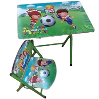 Meubles de chambre à coucher pliable enfants enfants table d'étude et ensemble de chaises