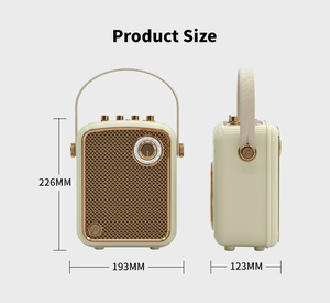 Thiết Kế Mới Hộp Âm Thanh L100 50W Loa Siêu Trầm Có Thể Sạc Lại Xách Tay Retro <span class=keywords><strong>Bluetooth</strong></span> Loa Cho Âm Nhạc - Product Image 5