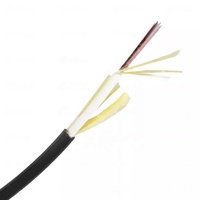 Kabel Optik Drop ADSS Mikro Tugas Berat GJYFJU Single Mode 1 2 4 Core